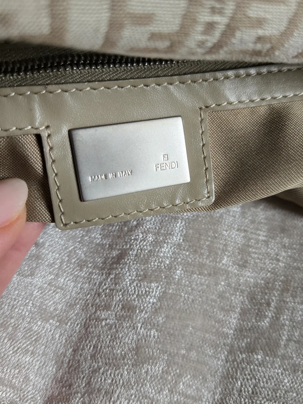 Fendi Zucchino FF Baguette - Picture 12 of 16